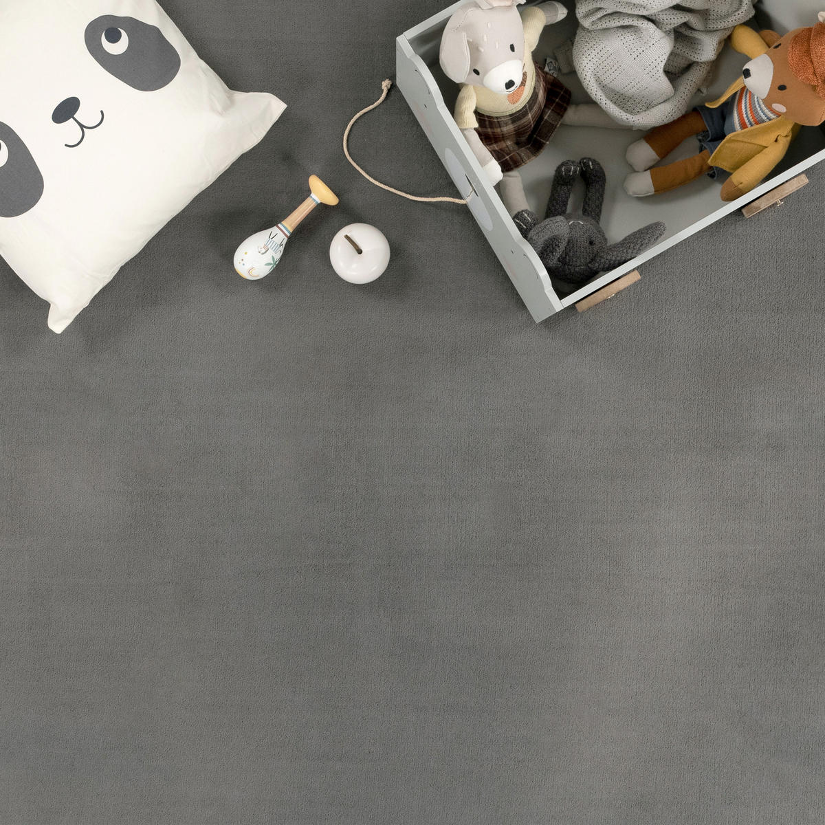 KINDERTEPPICH 160/160 cm Tatami 475 - Grau, Textil (160/160cm) - Paco Home