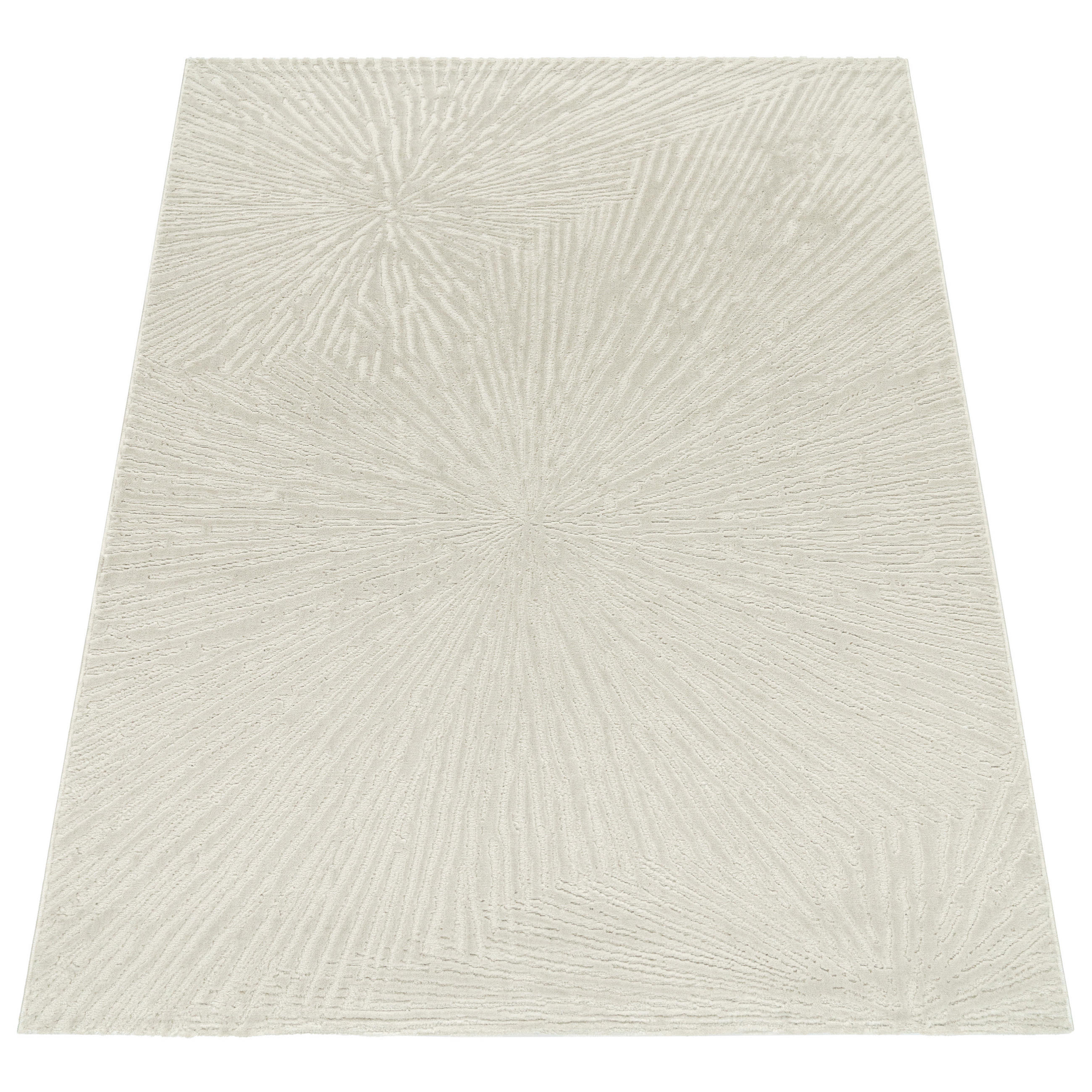 KURZFLORTEPPICH 160/220 cm Tinos 573 - Creme, Textil (160/220cm) - Paco Home