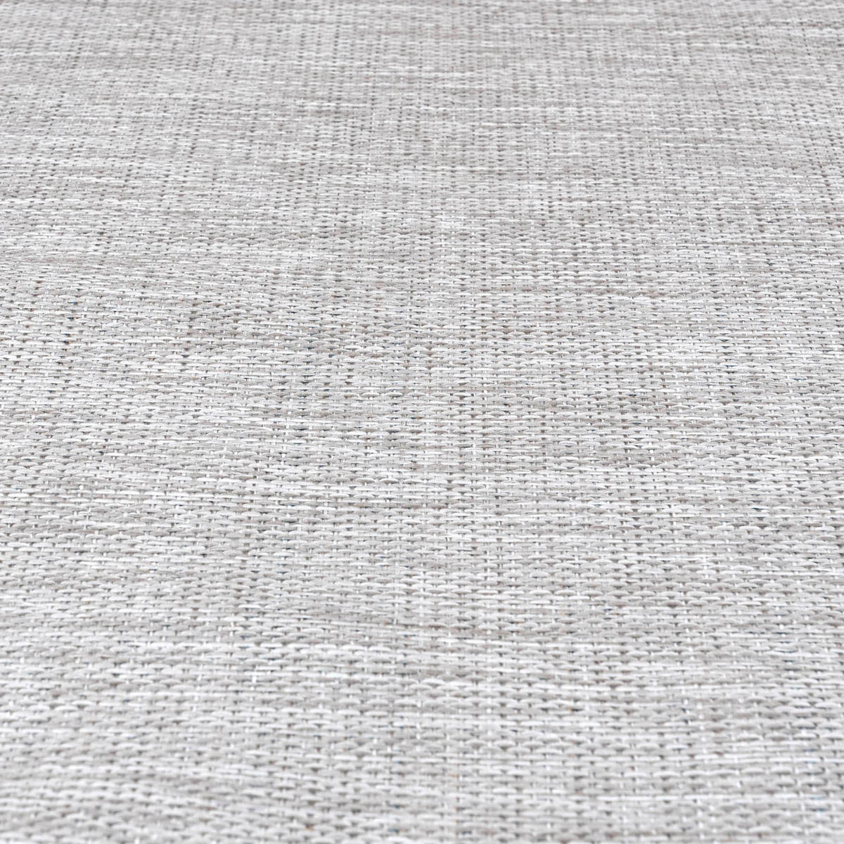 TEPPICH Grau In-Outdoor Einfarbig - Rund, Kurzflor, Modern, Minimalistisch - 240 x 240 cm - Dunkelgrau/Hellgrau, Textil (240/240cm) - Mazovia