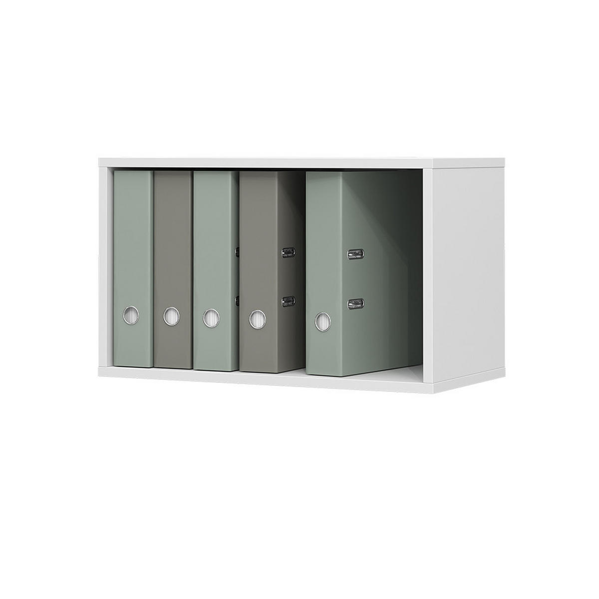 WANDREGAL Tomy Weiß 60 x 36 cm - Weiß, Holzwerkstoff (60/36/30cm) - Vicco
