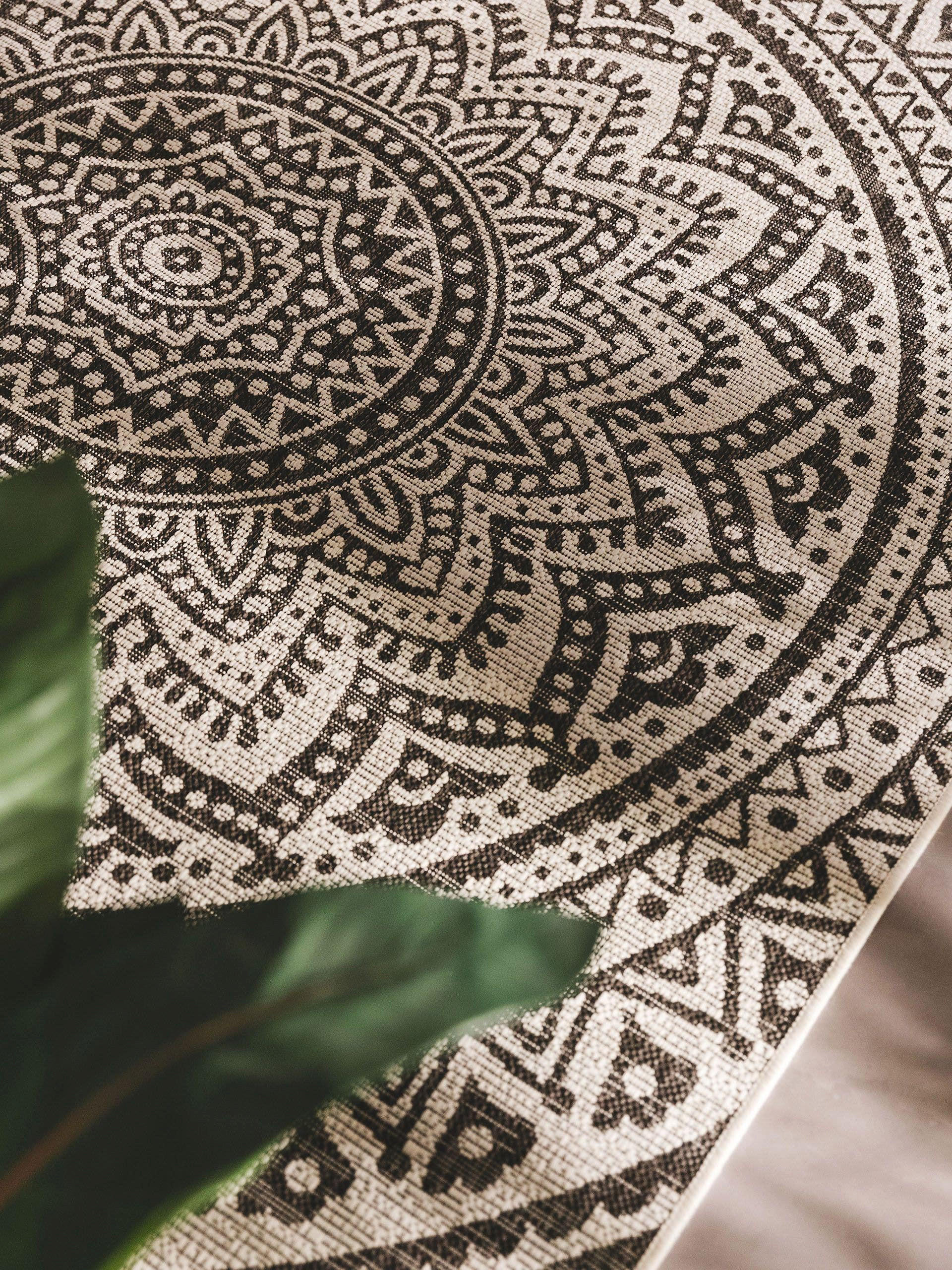 Thumbnail - benuta Nest Outdoorteppich, Weiß, Textil, Rechteckig, 80x150 cm, Oeko-Tex® Standard 100, wasserabweisend, Teppiche & Böd...