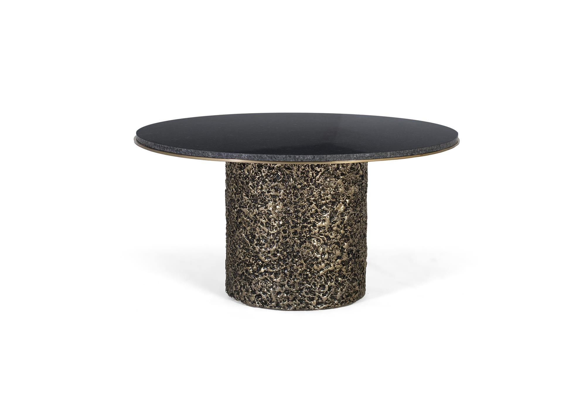 ESSTISCH mit Marmorplatte, Metallgestell und raffinierter Eleganz - Grau, Holz (87/87/45cm) - Giner y Colomer