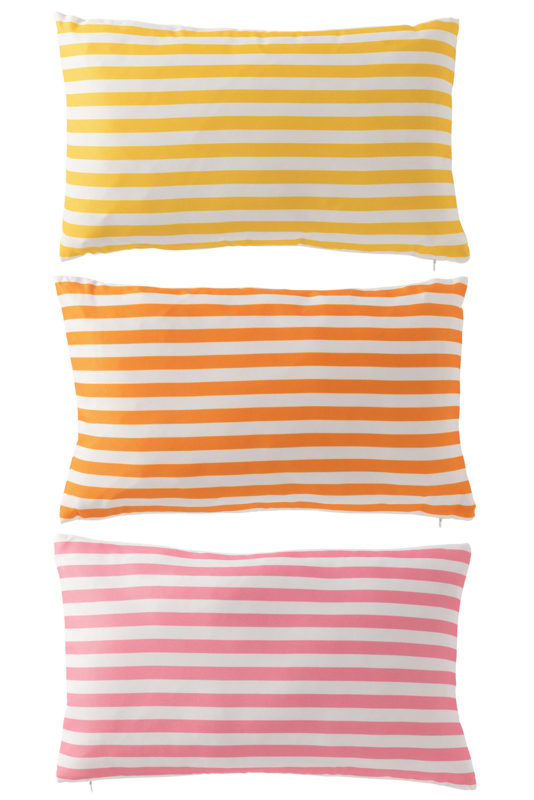 KISSEN AUßENREICH VIERECKIG GESTREIFT Multi - Multicolor, Textil (30/50cm) - J-Line
