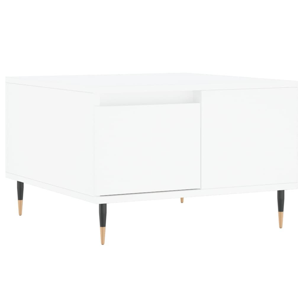 COUCHTISCH Weiß 55x55x36,5 cm Holzwerkstoff - Weiß, Holzwerkstoff (55/55/36.5cm) - furnicato