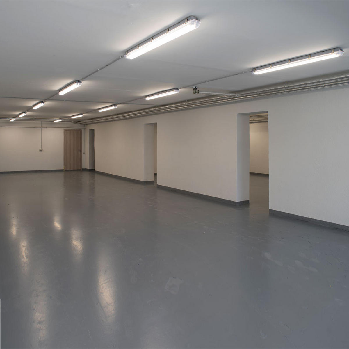 LED DECKENLEUCHTE Wannenleuchte Weiß 10er Set - Weiß, Kunststoff (150/6.5/5.8cm)