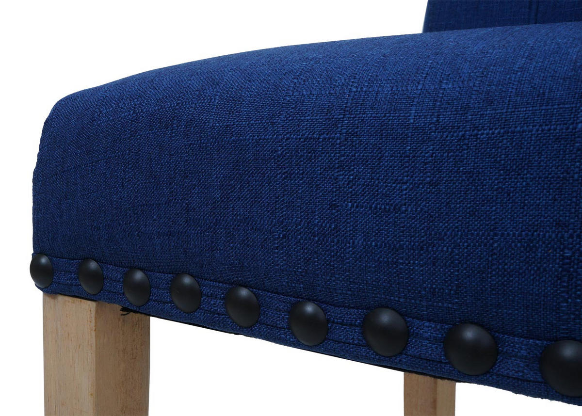 ESSZIMMERSTUHL Blau - Blau, Textil (45/100/60cm) - MCW
