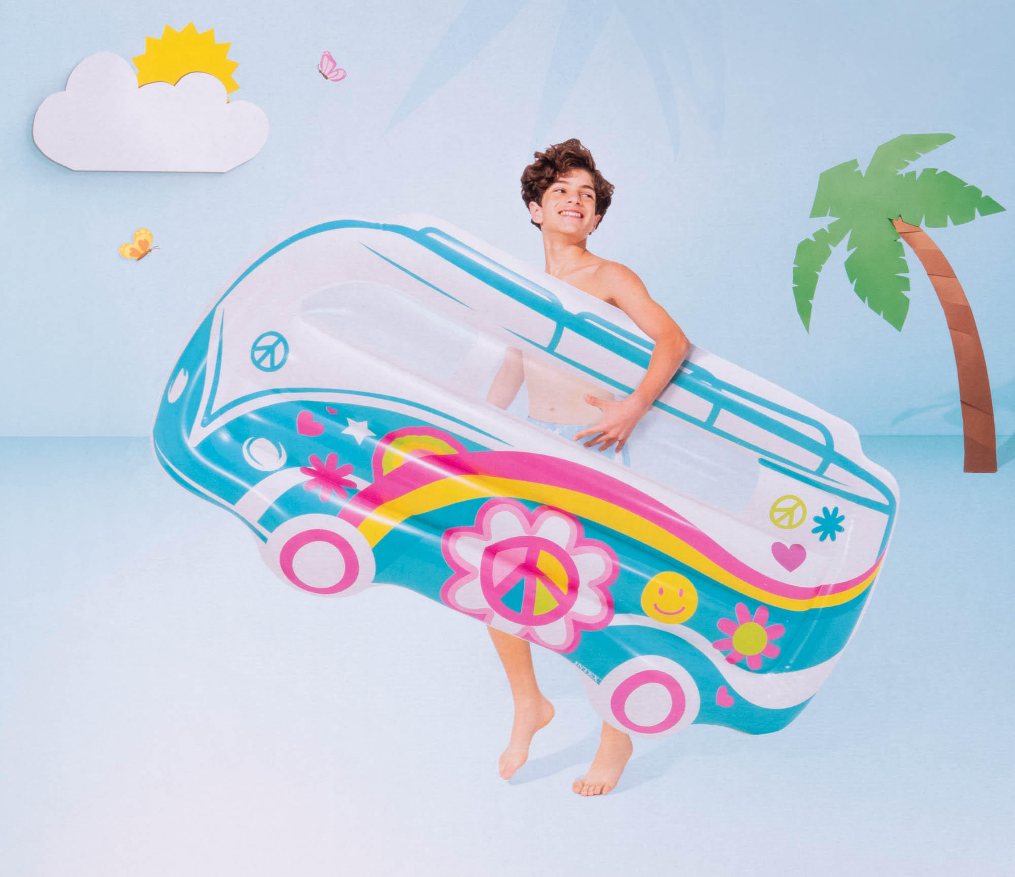 AUFBLASBARE MATRATZE Van Matelas - Multicolor, Kunststoff (91/23/178cm)