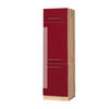 KÜCHENSCHRANK Fame-Line Bordeaux Hochglanz 60 cm - Honigeiche/Bordeaux, Holzwerkstoff (60/206.8/58.1cm) - Vicco
