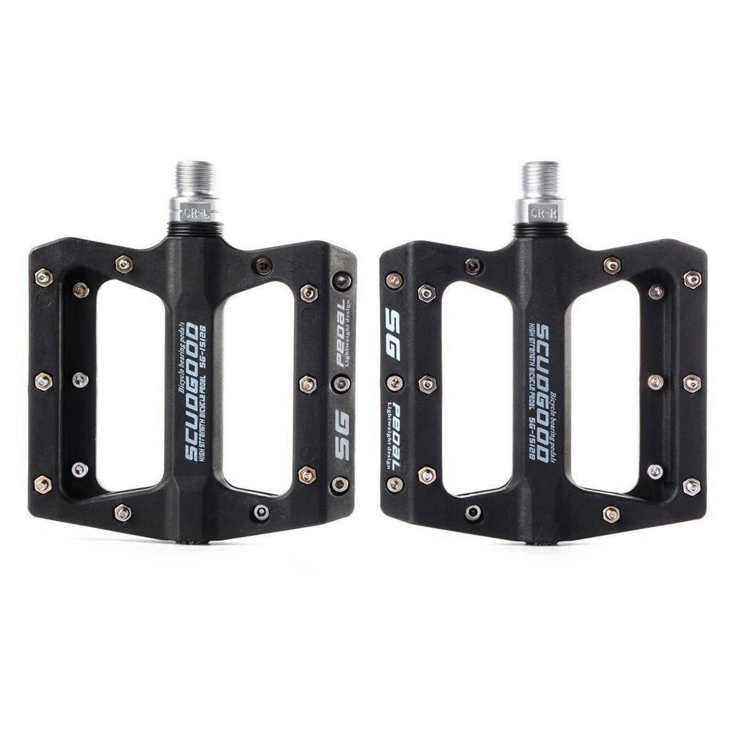 FAHRRADPEDALE Nylon Schwarz 9/16 Zoll - Schwarz, Kunststoff (9.2/1.5/10.7cm)