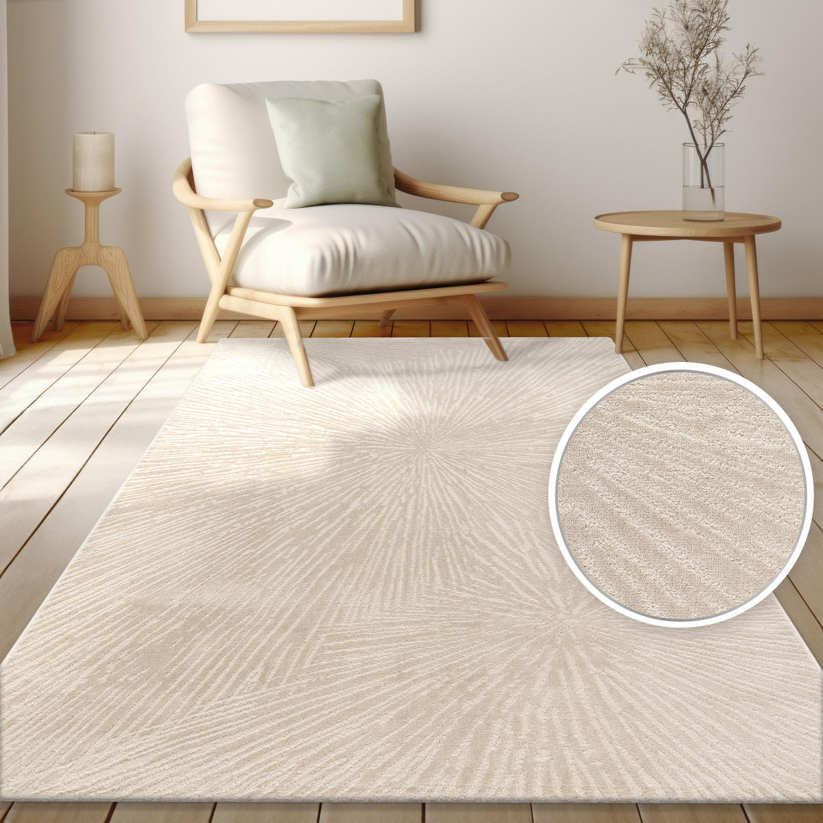 KURZFLORTEPPICH 230/320 cm Tinos 573 - Beige, Textil (230/320cm) - Paco Home