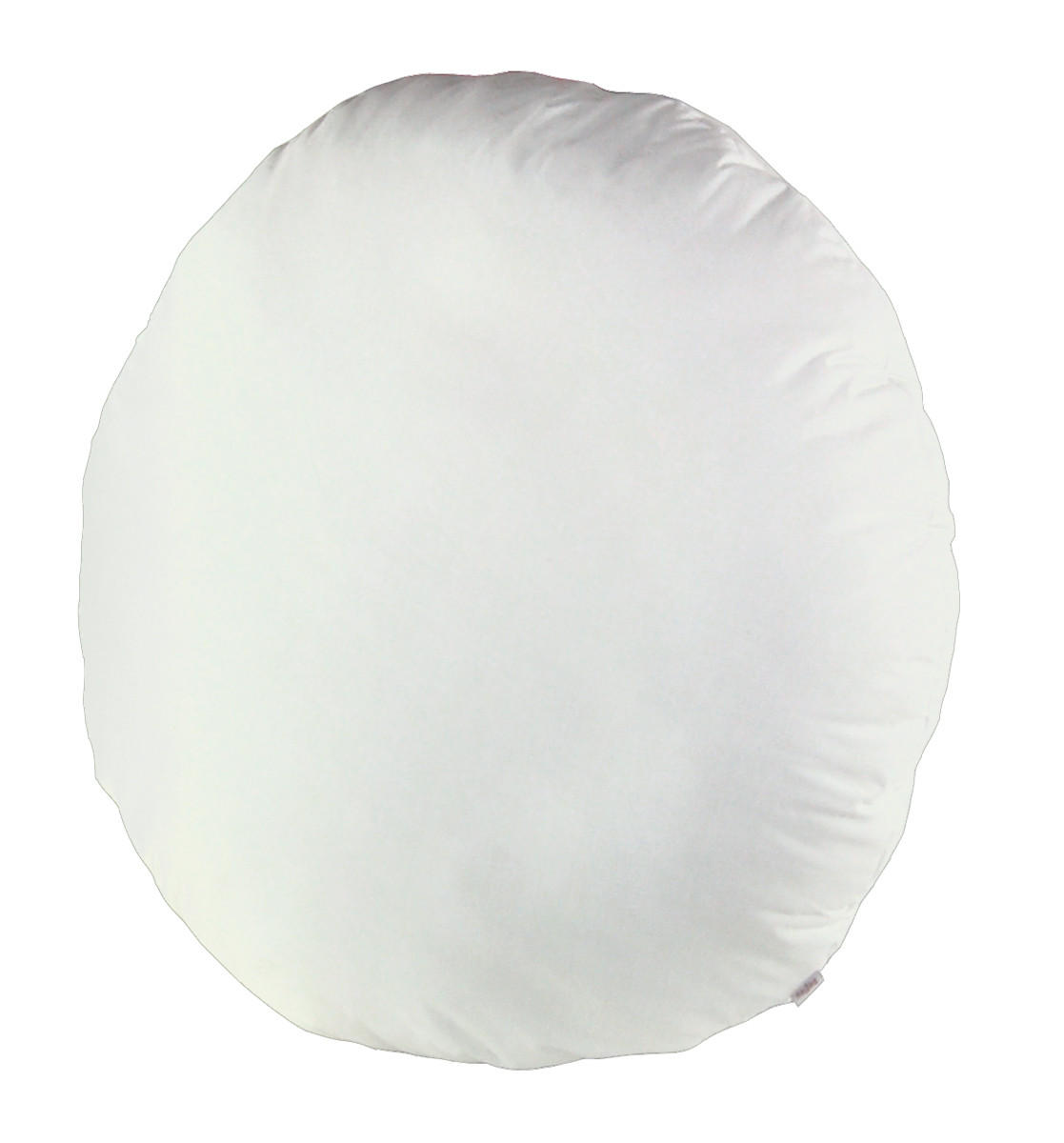 BODEN-/RUNDKISSEN Rund PublikUp gefüllt mit Schaumstoffflocken 100 cm Ø - Weiß, Naturmaterialien/Textil (100cm) - beties Heimtextil