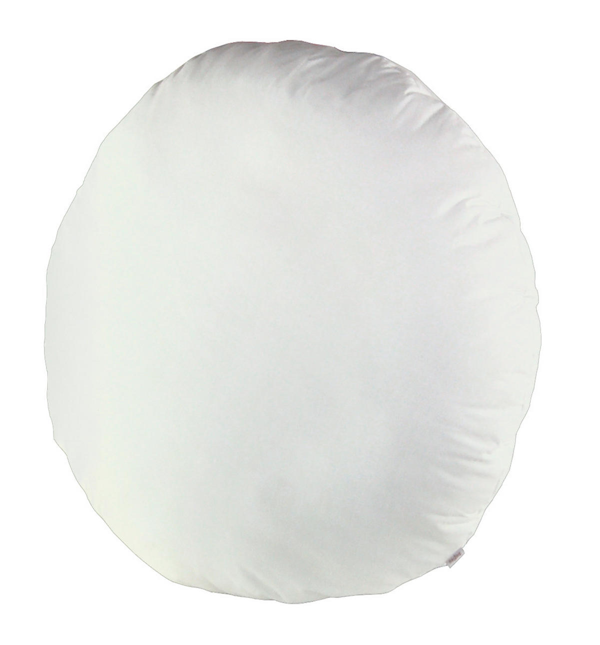 BODEN-/RUNDKISSEN Rund PublikUp gefüllt mit Schaumstoffflocken 100 cm Ø - Weiß, Naturmaterialien/Textil (100cm) - beties Heimtextil