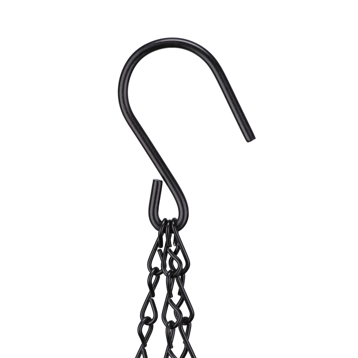 3XHÄNGEKORB - Multicolor, Textil/Metall (35/61/35cm) - Relaxdays