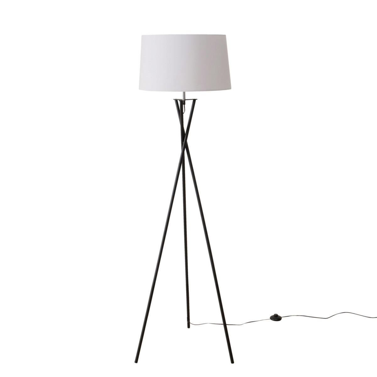 Boltze Home Stehlampe Weiß 44x158x44 cm