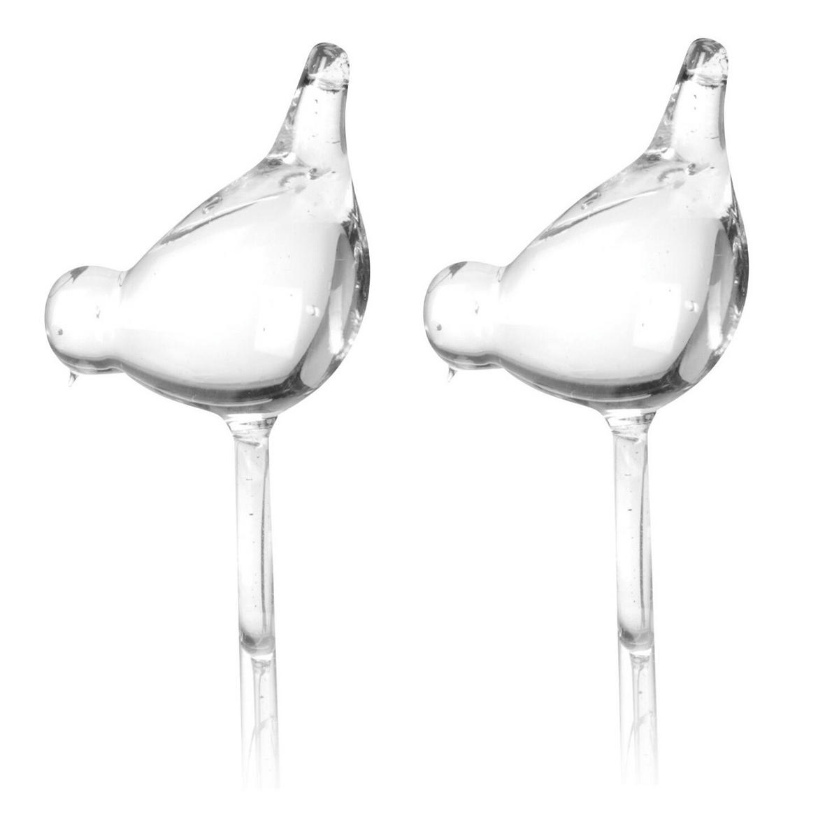 PFLANZEN-LUFTBEFEUCHTER Basic 2 er Set Transparent 11.5/7.5/35 cm Glas - Transparent, Glas (7.5/35/11.5cm) - Mondex