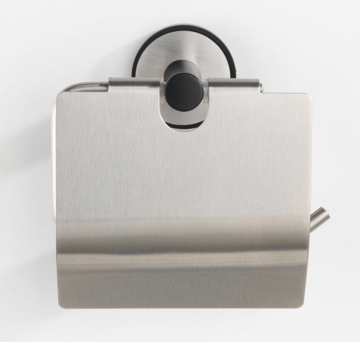 TOILETTENPAPIERHALTER mit Deckel Undine 6,5/14,5/12,5 cm - Silberfarben, Metall (14.5/12.5/6.5cm) - Wenko
