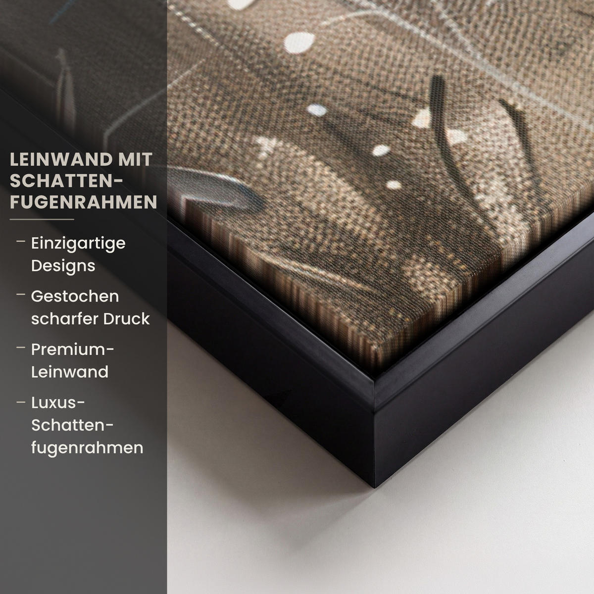 LEINWAND Bilder mit Rahmen - Blumen - Rosa - Modern - Beige - 60x90 - Beige, Textil (60/90cm) - MuchoWow