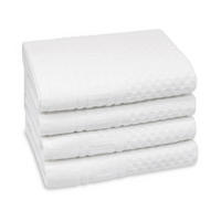 HANDTÜCHER, 4er-Set, 50x100 cm, 100% Baumwolle, Weiß - Weiß, Textil (50/100cm) - Zollner