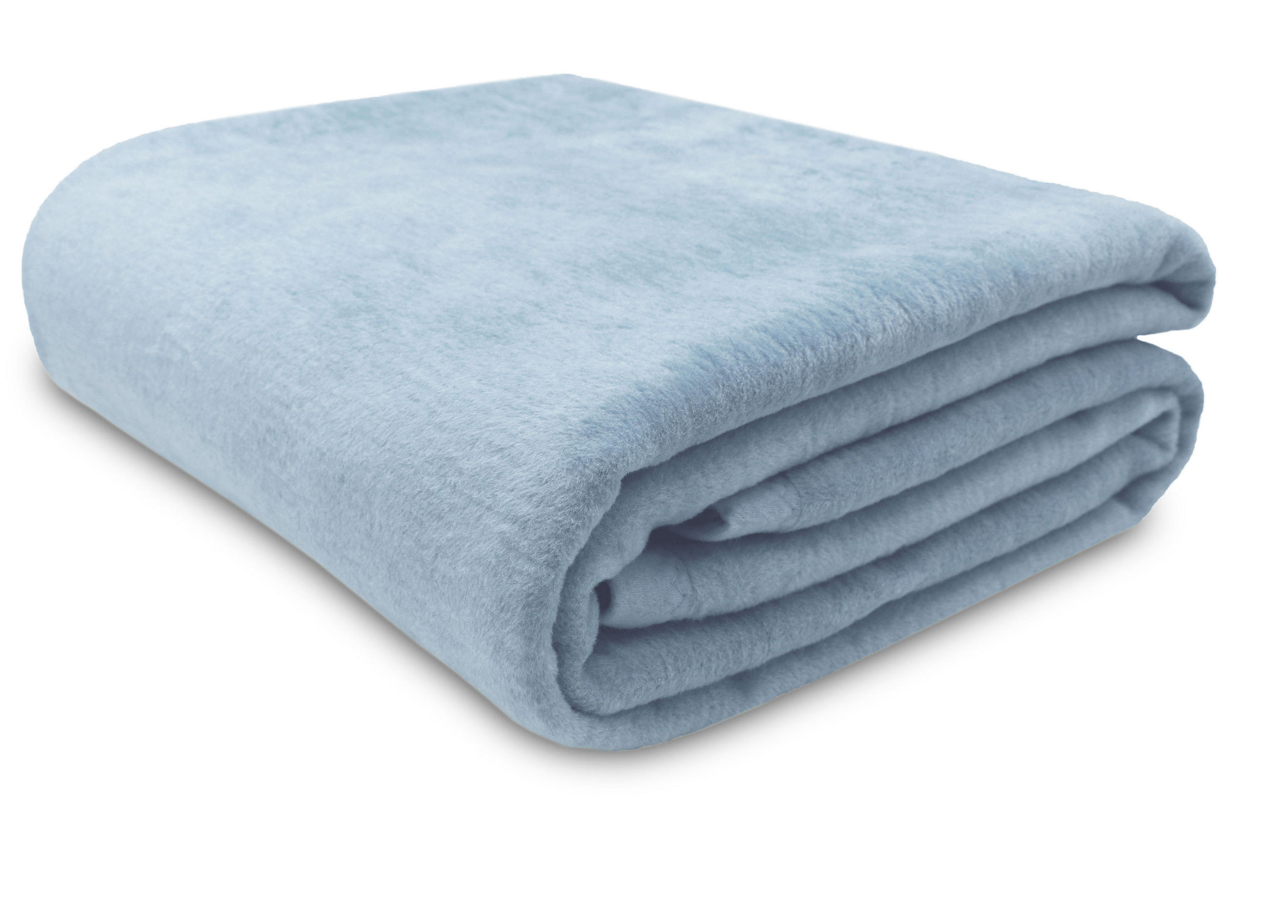 KUSCHELDECKE, 220x240 cm, 60% Baumwolle, 40% Polyacryl, Blau - Hellblau, Naturmaterialien (220/240cm) - Zollner