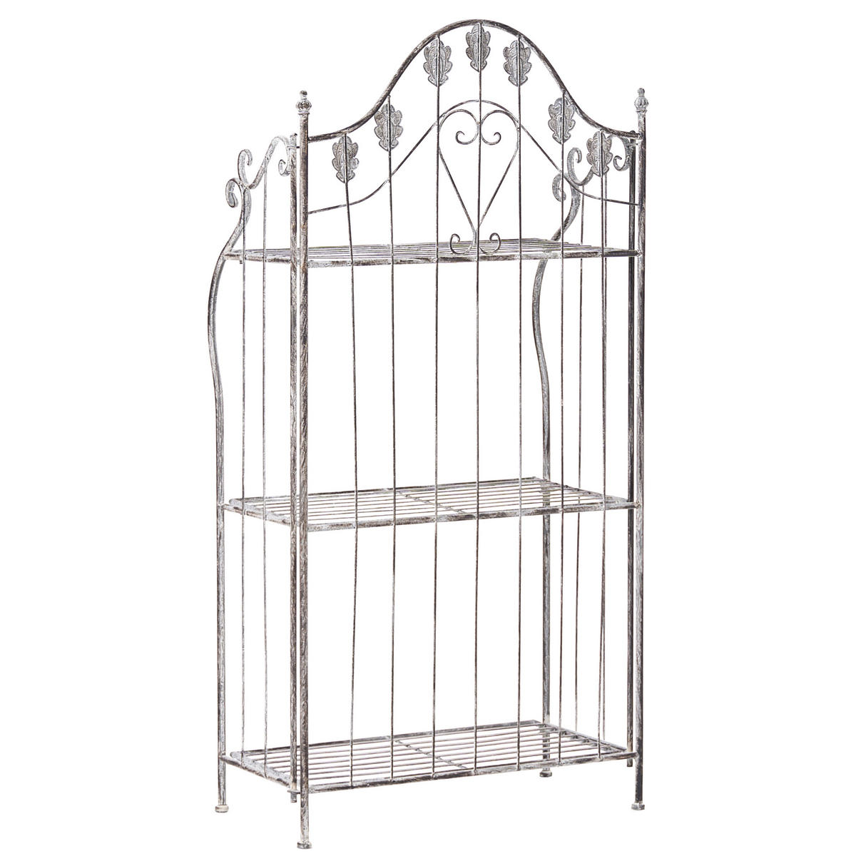 RAFT metal 123 cm 59 cm gri Visano - gri închis/gri, metal (59/123/30cm) - Beliani