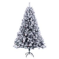 WEIHNACHTSBAUM künstlich - Weiß, Kunststoff (90/210cm) - SVITA