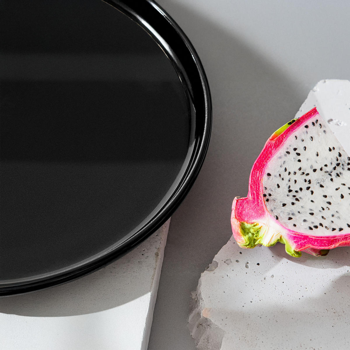 TAFELSERVICE VICTO 6 Personen 18-tlg - Schwarz Hochglanz, Keramik (27/2/27cm) - KONSIMO®