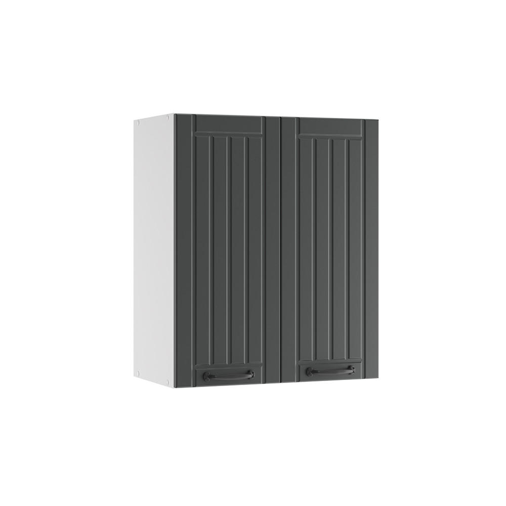 HÄNGESCHRANK Fame-Line Anthrazit Landhaus 60 cm - Anthrazit/Weiß, Holzwerkstoff (60/72/34.1cm) - Vicco