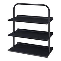 SKŘÍŇ NA BOTY Poytya - černá, kov (60/73/32cm) - [en.casa]