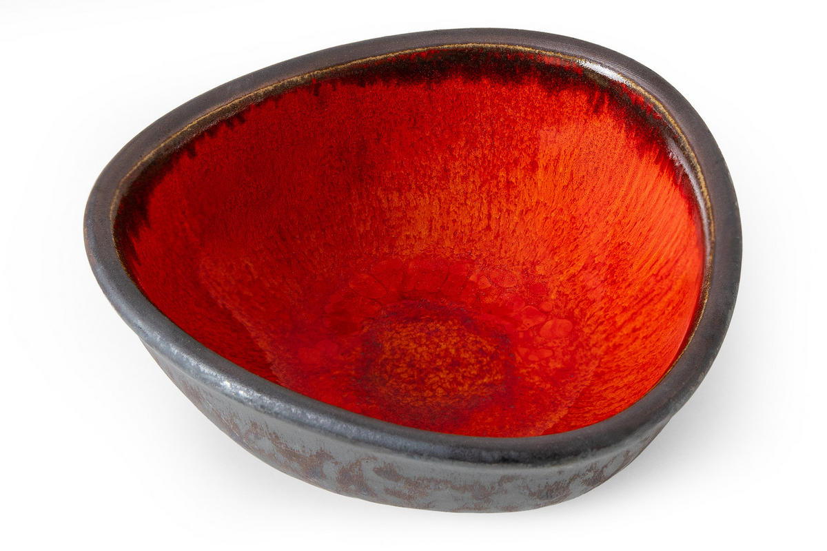 GESCHIRRSET PRIMA, 6-Personen, 18-tlg, Rot - Rot, Keramik (25.7/2/24cm) - KONSIMO®