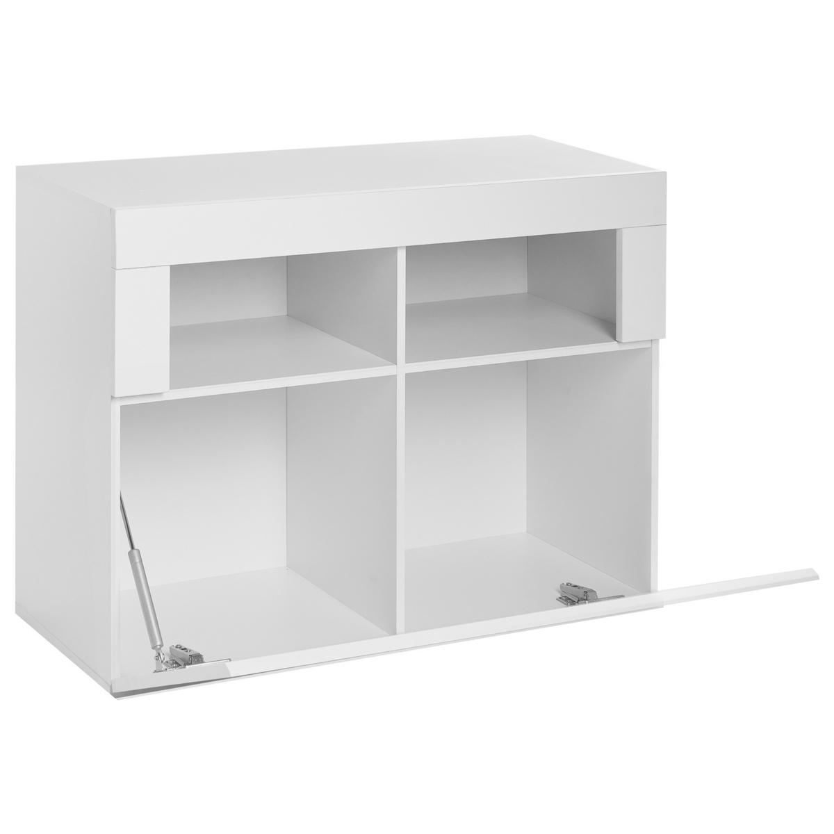 SET HOL alb Bathurst - alb, compozit lemnos (80/60/35cm) - Beliani