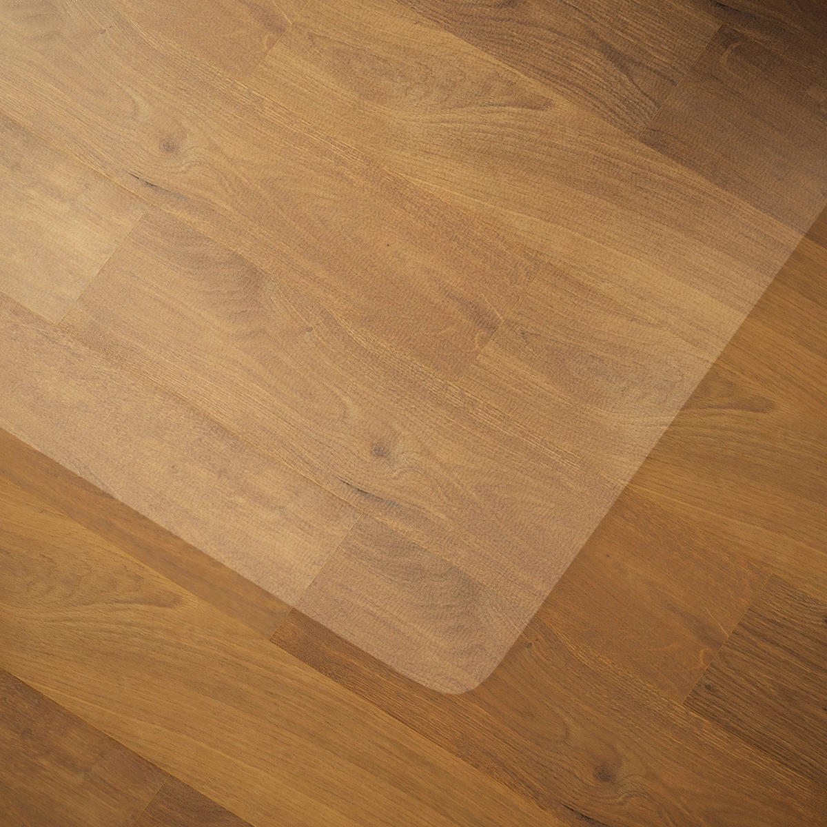 BODENSCHUTZMATTE DE-05050 120x120 cm, rutschfest, Transparent - Transparent, Kunststoff (120/120cm) - ComfortXL
