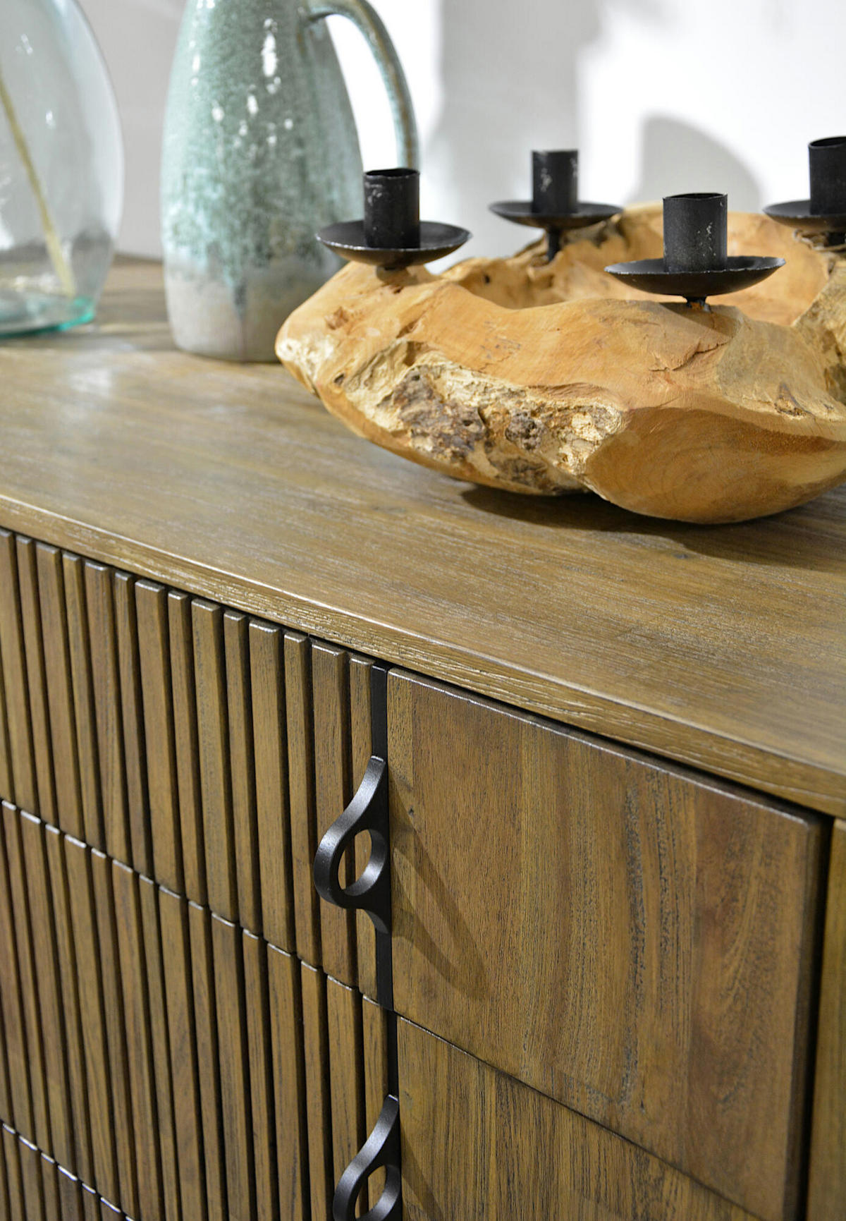 KOMMODE MASSA Braun 100x45x104 cm - Braun, Holz (100/104/45cm) - FURNLUX