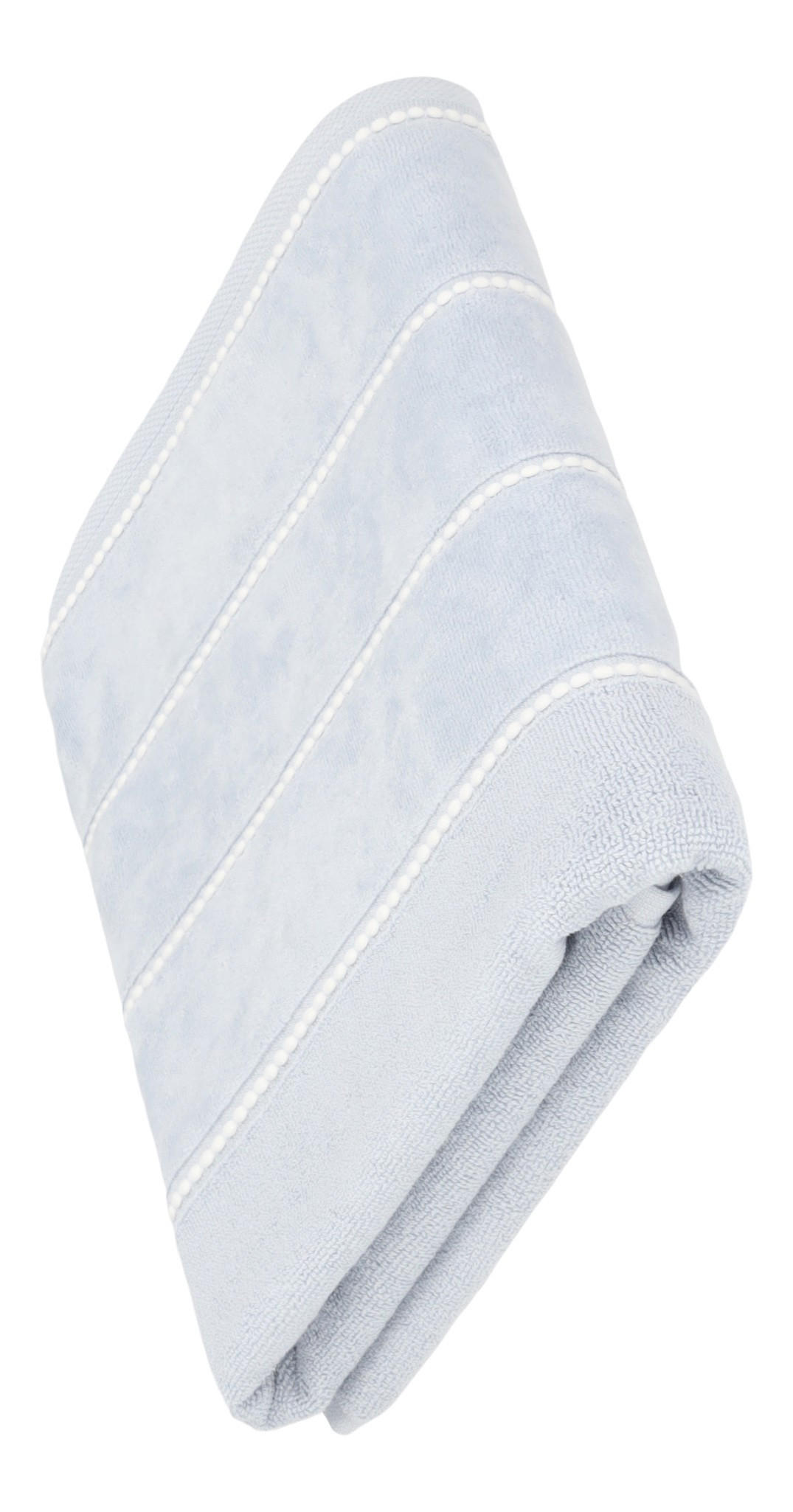 DUSCHTUCH Velly - Hellblau, Textil (70/130cm) - home&you