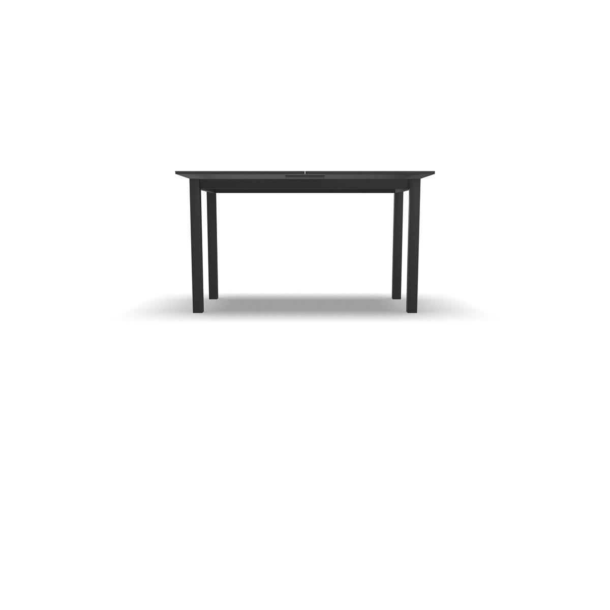 GARTENTISCH Lagos - Grau - 130/160/75/74 cm - Grau, Metall (130/75/74cm) - Lesli Living