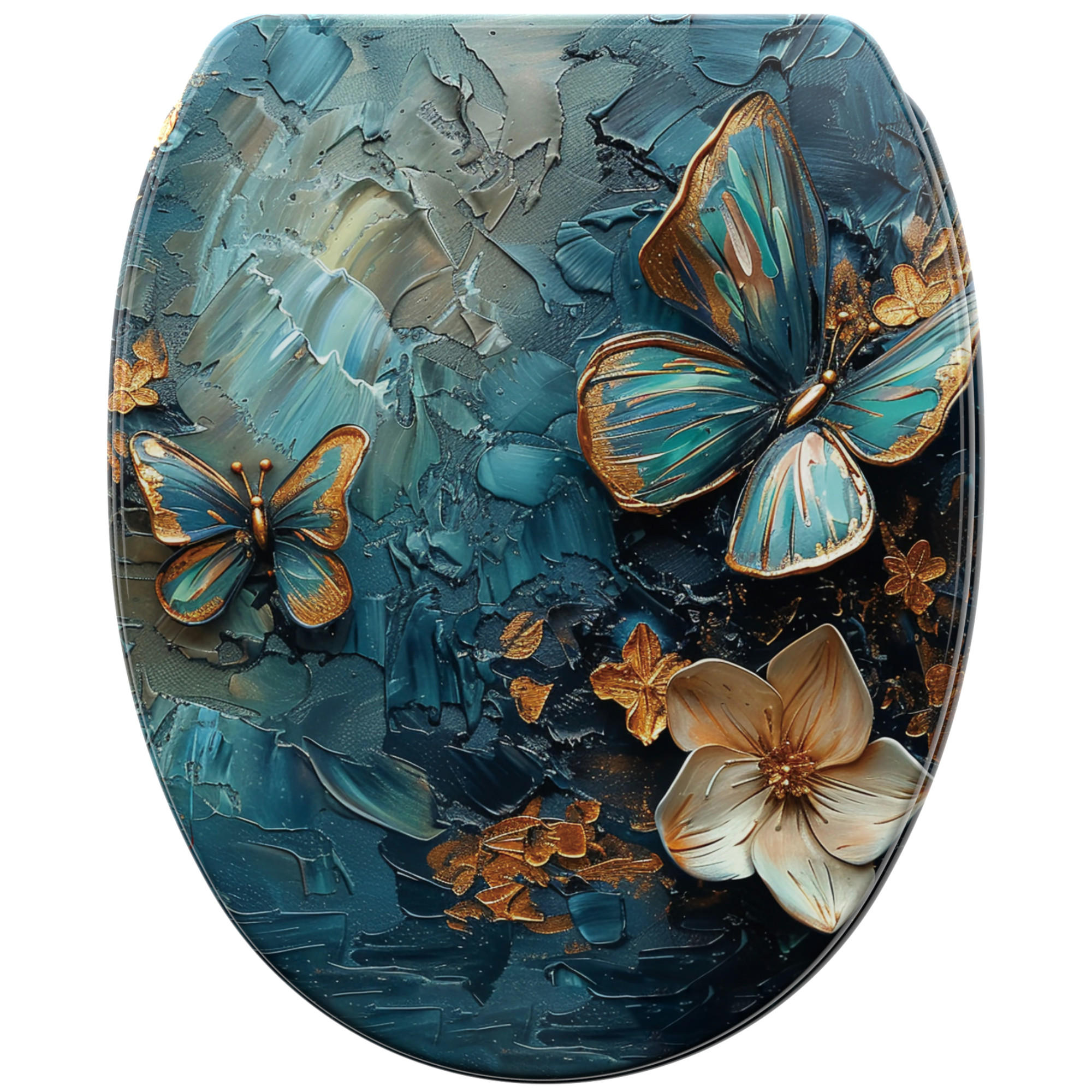 Sanilo Wc-Sitz Blau 37.7x5.5x48 cm