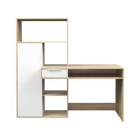 SCHREIBTISCH Fula Eichefarben 163/60/155 cm - Eichefarben, Holzwerkstoff (60/163/155cm) - ebuy24