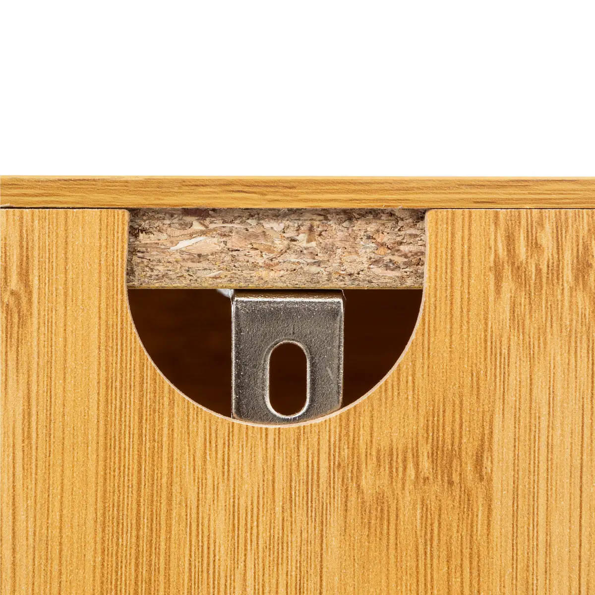 WASCHBECKENUNTERSCHRANK 60/28/80 cm - Beige, Naturmaterialien (60/80/28cm)