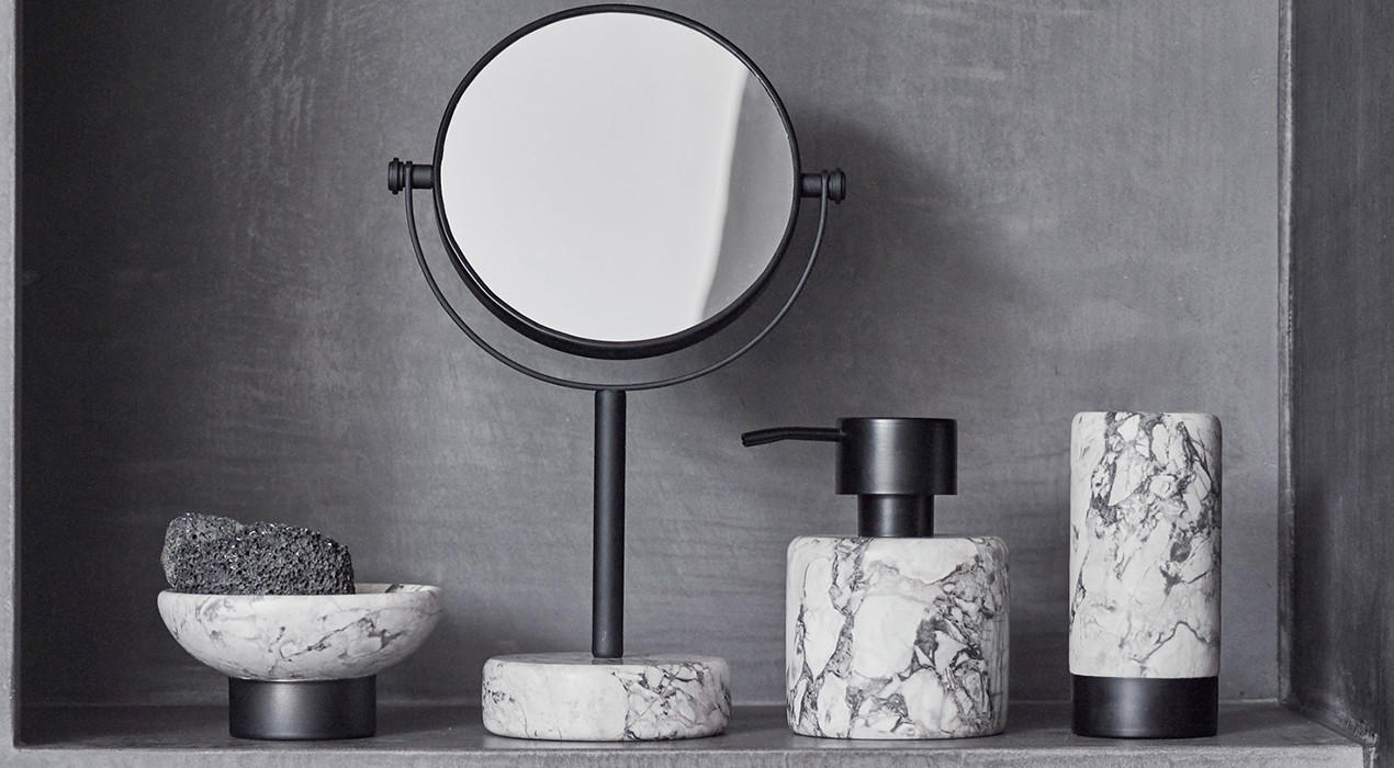 Aquanova Badaccessoires im Marmorlook