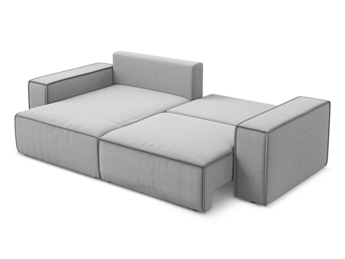 ECKSOFA mit Schlaffunktion Strukturstoff Stoff Grün - Schwarz/Olivgrün, Kunststoff/Textil (149/278cm) - Makamii