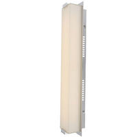 LED WANDLEUCHTE ABRUZZO Glas Silber - Silberfarben, Glas (11/10/61cm) - Globo Lighting