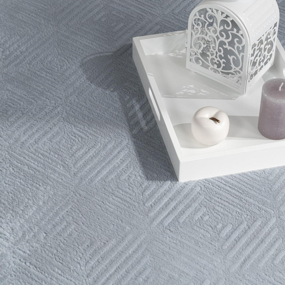 KURZFLORTEPPICH 60/100 cm Lelystad 523 - Grau, Kunststoff (60/100cm) - Paco Home