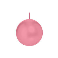 KUGELKERZEN Rosa Ø 100 mm, 6 Stück - Rosa, Paraffin (10/10/10cm) - Wiedemann Kerzen