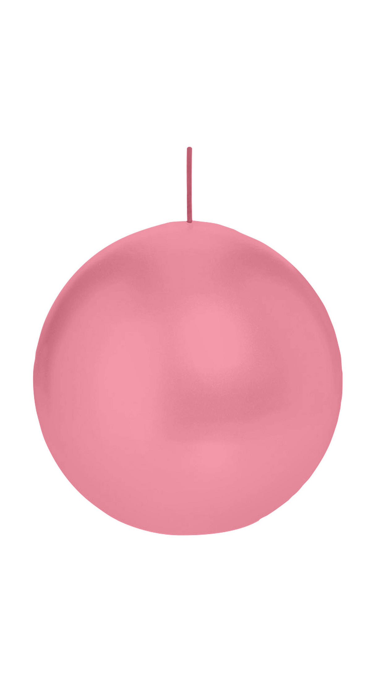 KUGELKERZEN Rosa Ø 100 mm, 6 Stück - Rosa, Paraffin (10/10/10cm) - Wiedemann Kerzen