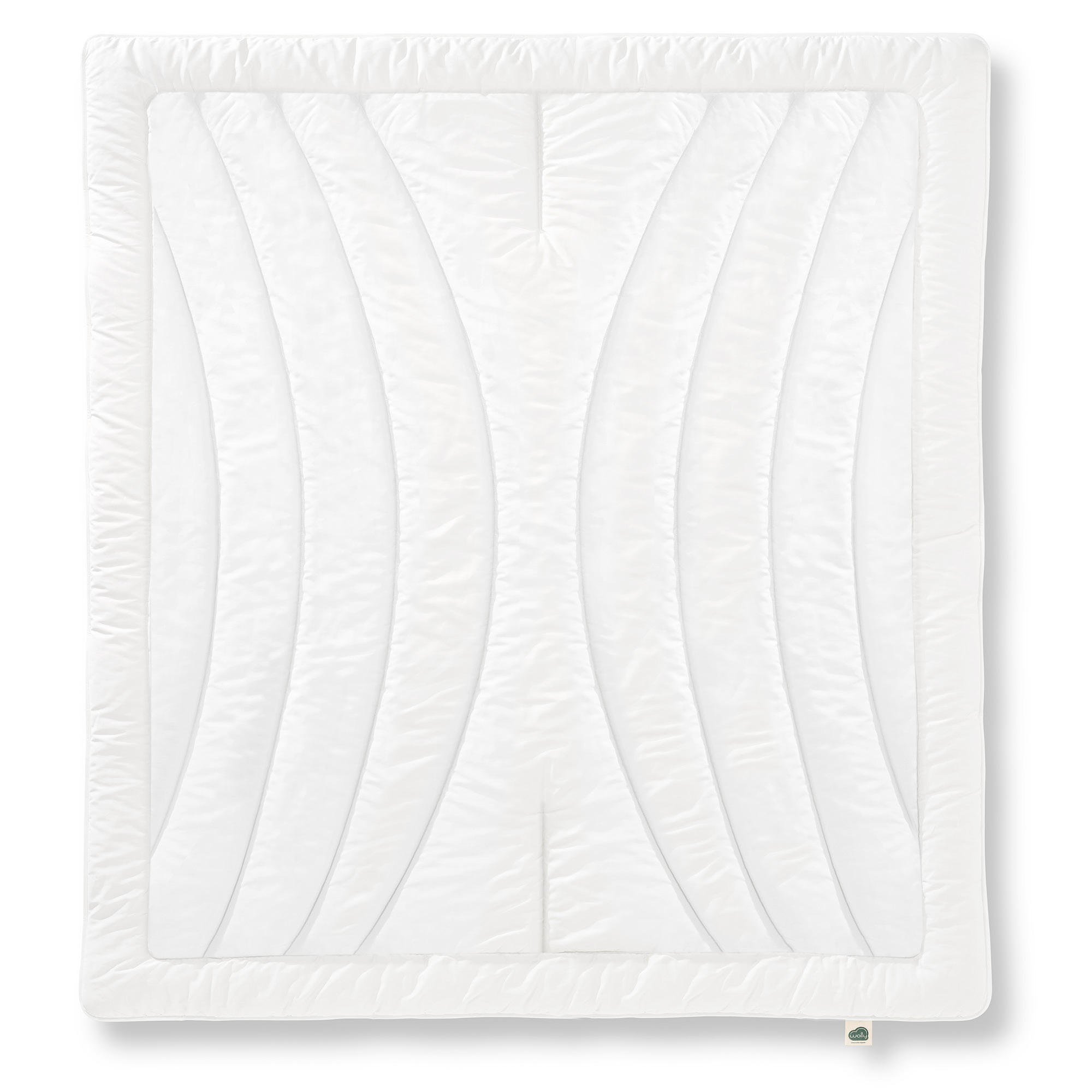 WINTERBETTDECKE MERINOWOLLE Schurwolle warm - Weiß, Naturmaterialien/Textil (240/220cm) - wolly