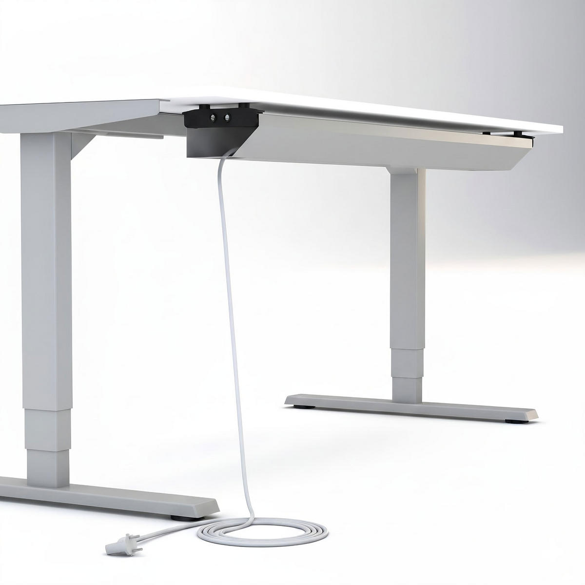 KABELKANAL Horizontaler Kabelkanal Flex-small / Ohne Zubehör Weißaluminium 880mm - Silberfarben, Metall (16/88/10cm) - ASSMANN