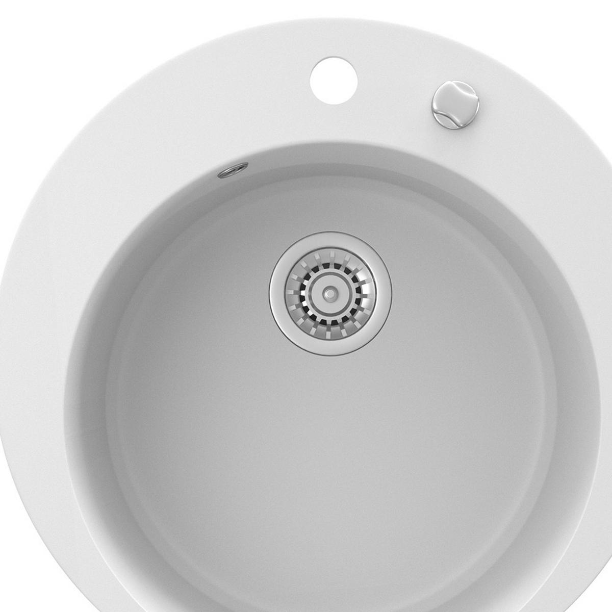 UMYVADLO Bílá - bílá, keramika (50.5/19/50.5cm) - Bergstroem