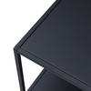 BEISTELLTISCH Kumlinge - Schwarz, Metall (45/45/47cm) - [en.casa]