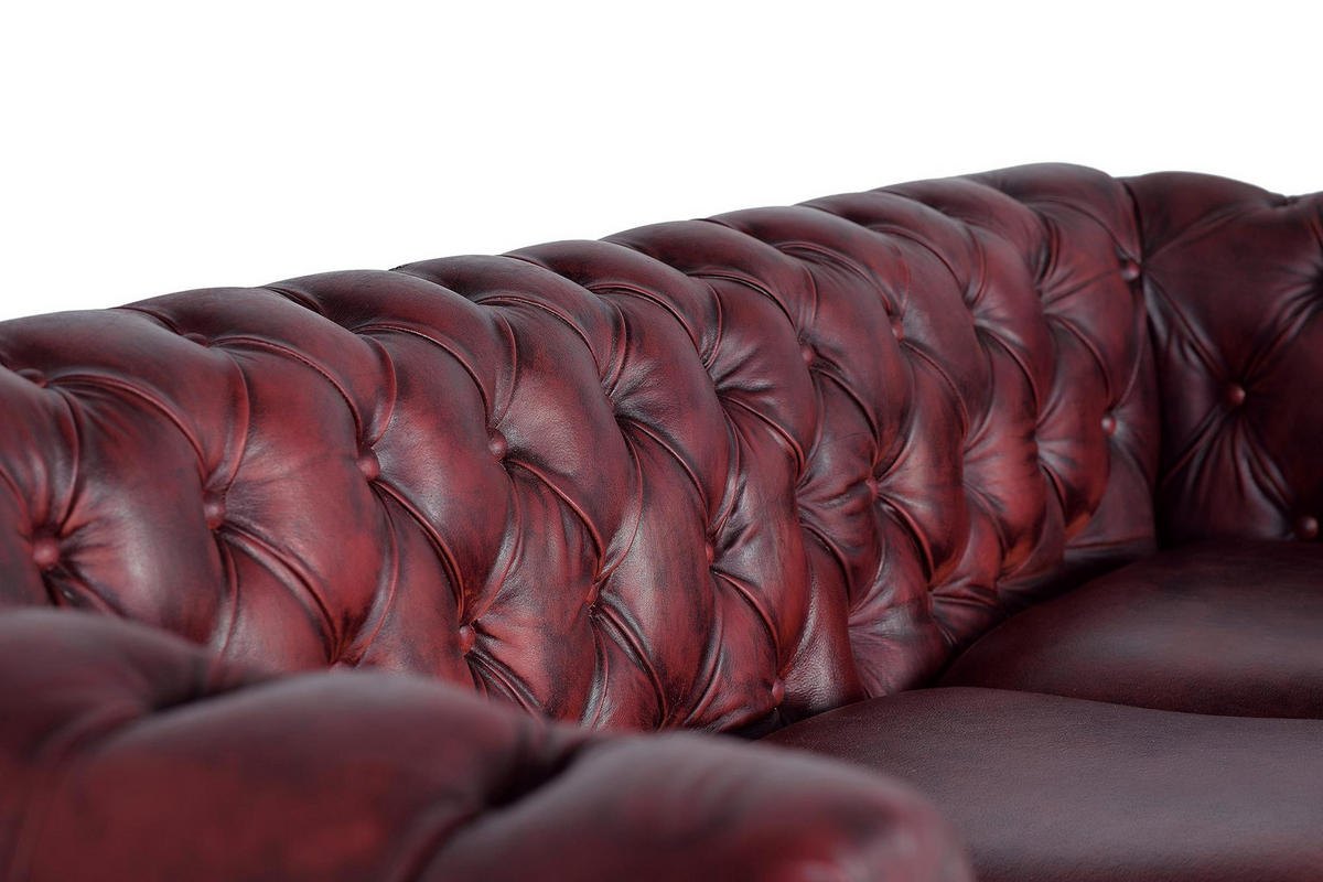 SOFA aus Leder und Metall - Braun, Fell (86/72/200cm) - Giner y Colomer