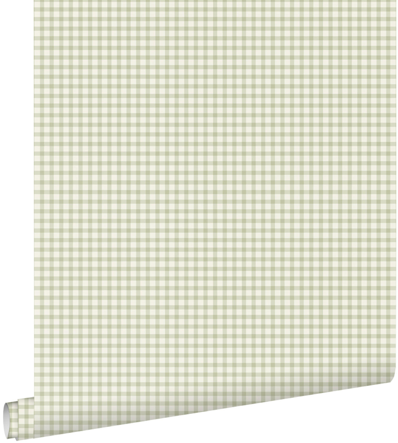 TAPETE Karomuster 50 x 900 cm - Grün, Papier (50/900cm) - ESTAhome
