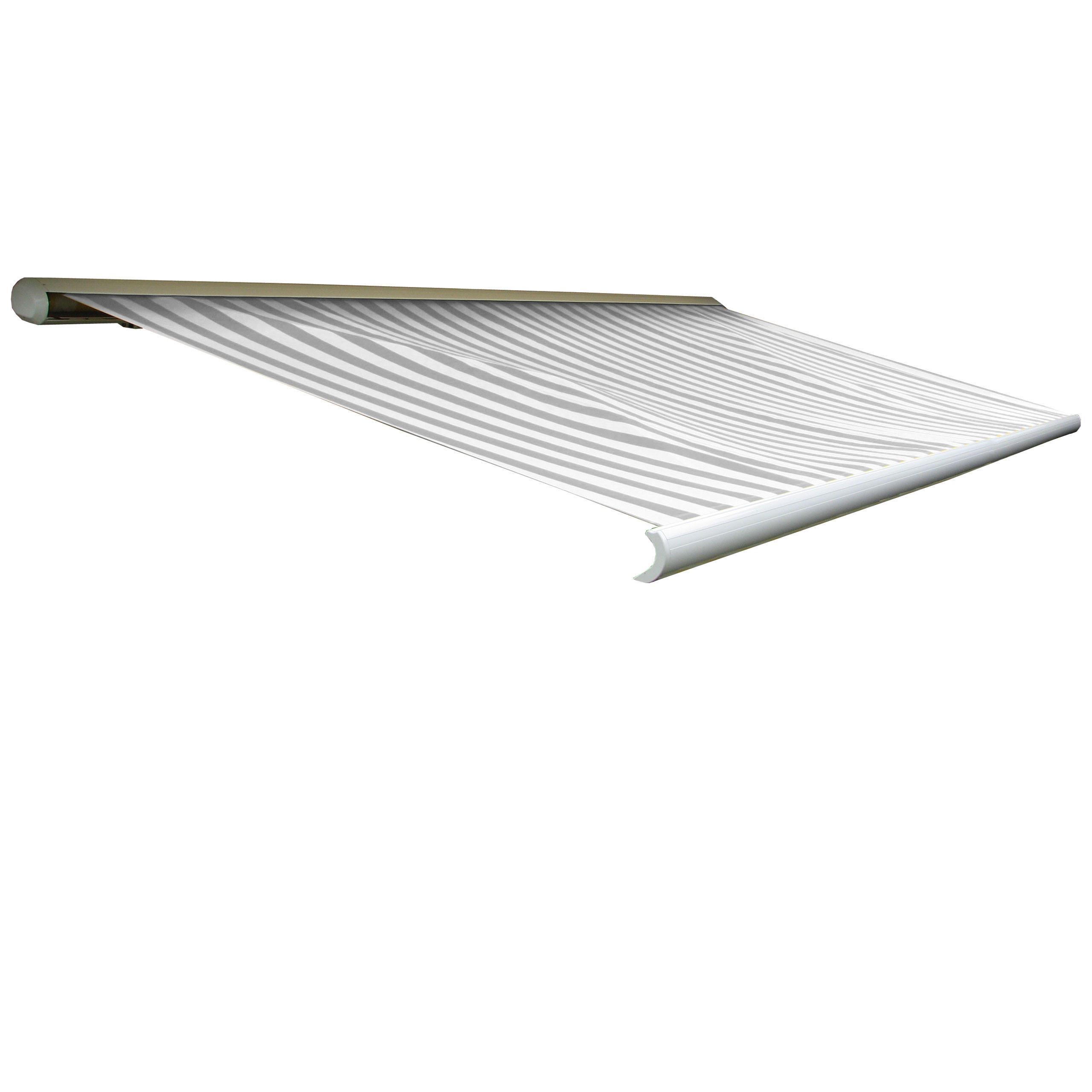 ELEKTRISCHE KASSETTENMARKISE Grau, Weiß - Weiß/Grau, Textil (450/23/300cm) - MCW